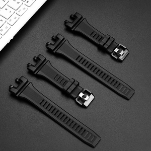 สายนาฬิกาเรซิ่นยางทดแทนยี่ห้อ Upro สำหรับนาฬิกา <span class=keywords><strong>Casio</strong></span> <span class=keywords><strong>GShock</strong></span> รุ่น GBA-900-1A/GBA-900CB สาย TPU สีดำ หัวเข็มขัดแบบพิน - Product Image 2