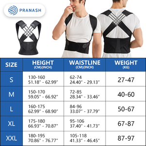 Penopang Punggung Uniseks, Penyangga Punggung dan Bahu, Korektor Postur Punggung Lumbar untuk Pria dan Wanita - Product Image 5