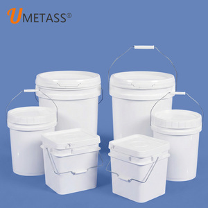 5L~50L Food-Grade PP Plastic <strong>Bucket</strong> with Metal Handle Leakproof <strong>White</strong> Plastic Pail with Tamper Evidnet Lid - Product Image 6