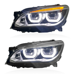 Fari LED Plug-and-Play Modificati per BMW Serie <span class=keywords><strong>7</strong></span> F01 F02 09-15, Sostituzione Fari Alogeni e Xenon, Luci Diurne DRL - Product Image 1