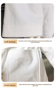 <span class=keywords><strong>Accappatoio</strong></span> da <span class=keywords><strong>Uomo</strong></span> in Cotone a Maniche Lunghe con Collo Kimono, <span class=keywords><strong>Morbido</strong></span> e Assorbente, Senza Perdita di Fibre, per Hotel a Cinque Stelle - Product Image 6