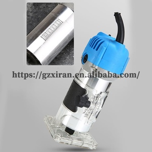 Fraiseuse manuelle <span class=keywords><strong>800W</strong></span> pour le travail du bois, défonceuse électrique avec tige de 1/4 pouce, fraise à bois pour machine à découper le bois - Product Image 4