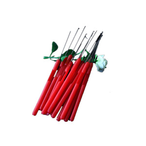 Three Way Crochet Hook Stainless Steel DIY Knitting Needle <b>Threading</b> Buddha <b>Tool</b> Round Shape For Needlework - Product Image 5