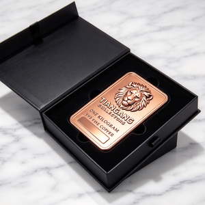 99.9% Fine <b>Copper</b> Bullion Bar 1 Kg Custom Pattern Metal Ingot Decor Collection Gift Home Office Desk <b>Ornament</b> - Product Image 3