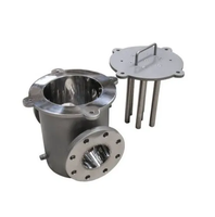 Pince magnétique forte crépines magnétiques séparateur de barre de grille à bride huile de qualité alimentaire 304 316 filtre piège à trémie magnétique liquide