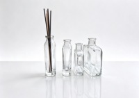 Bouteille diffuseur à roseaux en verre transparent grande capacité, la plus vendue, avec logo personnalisé, 100ml 190ml 200ml 330ml, flacon de parfum de luxe vide