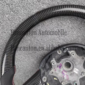 Nouveau produit en gros en cuir perforé en fibre de carbone volant M Performance pour BMW Mini Cooper S R56 R61 volant - Product Image 5