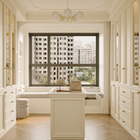 Villa Modulaire Moderne de Luxe Française avec Dressing, Armoire, Meubles d'Îlot, Coiffeuse Pliante Écologique et Gain de Place
