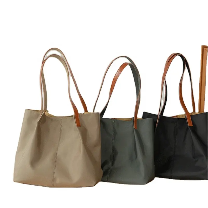 Оптовая продажа, модные нейлоновые винтажные женские сумки-тоут OMOI на плечо, женские сумки для девушек