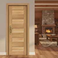 Protection d'angle anti-collision de style moderne, porte intérieure en bois, surface finie, largement utilisée dans les chambres à coucher et les écoles