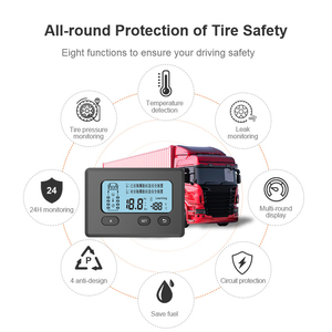 大型車両68 10 12 16 <span class=keywords><strong>TPMS</strong></span>センサートラックトレーラーバス用デジタルタイヤゲージ防水タイヤ空気圧監視システムSenso - Product Image 2