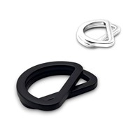 Luxuriöser klassischer trend iger Gürtel D-Ring Schnalle Zink legierung Metall Hardware Zubehör für spezielle Taschen Teile & Zubehör