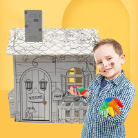 Maisonnette de jeu et crèche 3D à assembler soi-même, puzzle créatif pour enfants