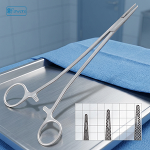 Portaagujas Sarot de 18 cm con mandíbula recta y puntas texturizadas para cirugía general, certificado CE ISO13485 - Product Image 4