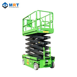 MRT 3m-18m gunting listrik tenaga baterai hidrolik pengangkat Sizer mendorong sendiri Platform kerja Aerial Lift pria - Product Image 5