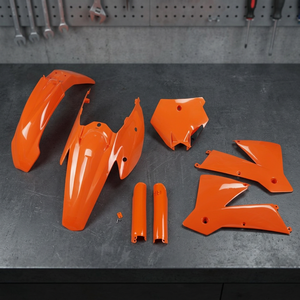 Kit di plastica pieno di 127 arancione per KTM SX 450 accessori per moto a 2004 2004 - Product Image 3