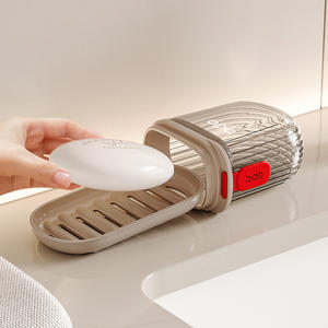 Portasapone Trasparente in Plastica, Contenitore Portatile Impermeabile per Sapone, per Bagno e Campeggio - Product Image 5