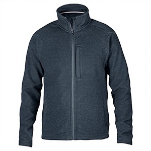 Chaqueta Deportiva de Invierno para Hombre al por Mayor, con Logotipo Personalizado, Negra, Impermeable, Cortavientos, Casual, con Cuello Alto, Bordada, de Algodón - Product Image 2