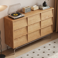 Meuble de rangement vintage en bois massif, écologique, durable, gain de place, grande capacité, à plusieurs niveaux, pour entrée, mobilier de maison