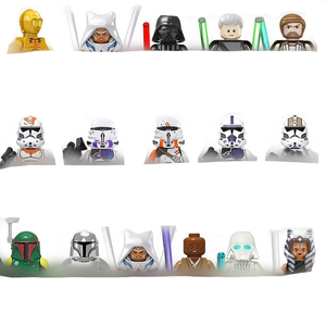 Figuras de Acción de <span class=keywords><strong>Star</strong></span> <span class=keywords><strong>Wars</strong></span>, Clones <span class=keywords><strong>Trooper</strong></span>, Minifiguras de la Guerra de las Galaxias, Bloques de Construcción, Juguetes de Regalo para Niños TV6101 - Product Image 2