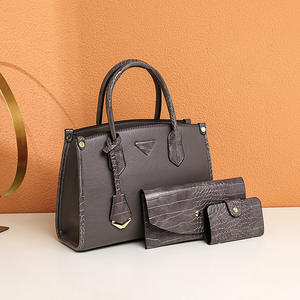 กระเป๋าสะพายไหล่ซิปแบบนุ่มทนทานสำหรับผู้หญิงความจุขนาดใหญ่ชุดหลายชิ้น - Product Image 5