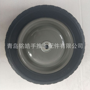 Rueda sólida de 10 pulgadas Qingdao Minghao, color gris, a prueba de pinchazos, para carretilla de mano/carro de herramientas - Product Image 1