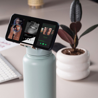 1200ML isolé Sport bouteille d'eau Flip paille Magsafe aimant gobelet tasses tasse magnétique support de téléphone portable pour voyage bureau tasse