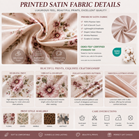 Peignoirs longs en satin pour hôtels et spas, OEM/ODM, motif personnalisé, taille sur mesure, petite quantité disponible sur commande