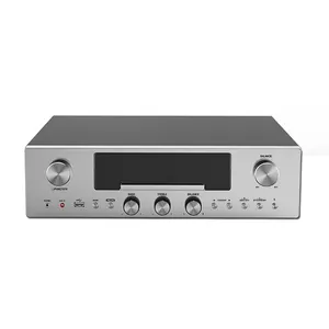 เครื่องเล่นซีดีเครื่องรับสัญญาณเสียงระดับมืออาชีพเครื่องเล่นดีวีดีระบบโฮมเธียเตอร์สีฟ้า Phono AUX FM MP3 USB