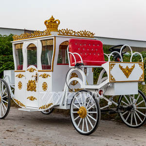 Luxuriöse elektrische königliche Reisewagen Hochzeitswagen klassische komfortable europäische königliche Kutsche - Product Image 6