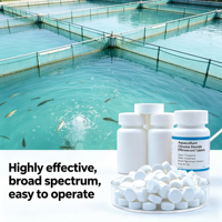 Granulés de dioxyde de chlore NatureLeed, pureté 99,99 %, pour la désinfection de l'eau en aquaculture, agent chimique auxiliaire