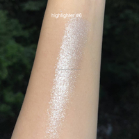 Nouveau design Silver Sparkles High Shine Highlighting Face Beauty Palette unique sans logo Maquillage surligneur personnalisé