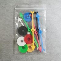 Nouveauté Beecomely BGA-ARROW 10CM Accessoires de jeu de société en forme de flèche multicolores, pointeurs rotatifs personnalisables