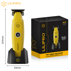 Recortadora <span class=keywords><strong>Profesional</strong></span> LILIPRO M12 de Cuchilla sin Separación para Barberos Recargable Inalámbrica Rápida para Bordes y Cabello - Product Image 6