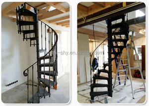 <span class=keywords><strong>Escalier</strong></span> en colimaçon en métal d'occasion de style victorien antique pour l'extérieur, dimensions - Product Image 4
