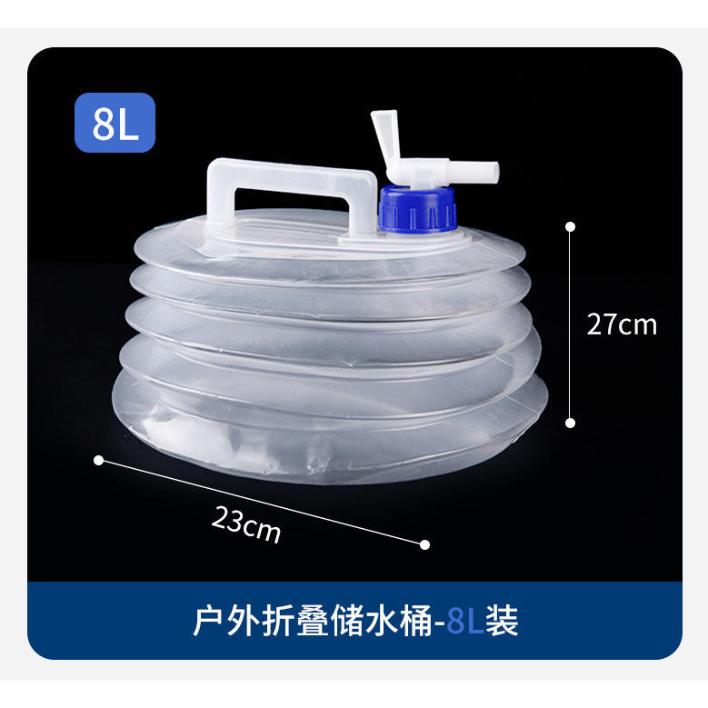 Seau à eau pliable de 15 L