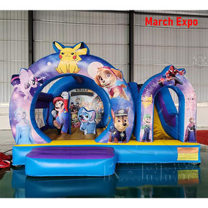 Location de châteaux gonflables populaires en PVC avec toboggan pour 5 à 10 enfants – Amusement garanti ! - Product Image 2