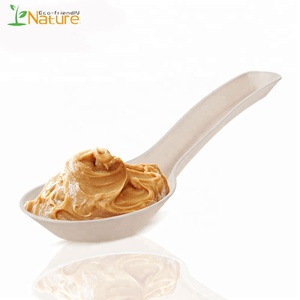 120MM cubiertos desechables <span class=keywords><strong>chino</strong></span> desechables biodegradables almidón de maíz sopa cuchara - Product Image 3