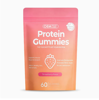 Gummies Protéinés pour Adultes à Marque Blanche OEM, Vitamines et Collagène, Gummies Protéinés pour la Prise de Masse Musculaire, Complément Végétalien