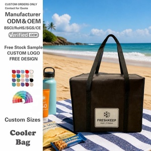 Sac isotherme non tissé, boîte à lunch thermique, logo personnalisé OEM, pour pique-nique à la plage, vente <span class=keywords><strong>en</strong></span> gros, directement <span class=keywords><strong>de</strong></span> l'usine, sacs isothermes - Product Image 1