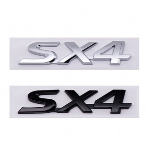 Suzuki Vitara Alivio Swift Alto SX4 Badge Embleem Logo Sticker - Auto Styling Accessoires voor Achterklep, Black-12CM