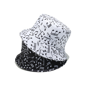 Chapeau de soleil pour femme avec motif note de musique - Chapeau bob et chapeau de pêcheur unisexe pour l'extérieur, protection UV décontractée, casquette pour couple - Product Image 2