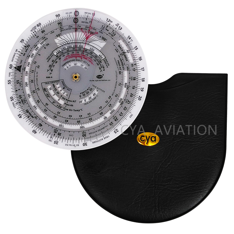 Règle De Navigation E6B Pour Pilotes - Ordinateur De Vol En Plastique ABS - Calcul Triangle Du Vent, Planification - Outil Formation Aéronautique