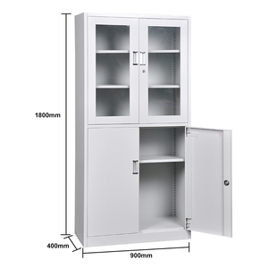 यू बाई आधुनिक फोल्डेबल एल्यूमीनियम फ़ाइल कैबिनेट स्टेशनरी कोड कोने के लिए कर्मचारी के लिए रसोई जिम आउटडोर स्कूल उपयोग - Product Image 4