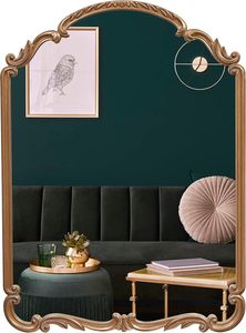 Espejo <span class=keywords><strong>de</strong></span> Pared <span class=keywords><strong>de</strong></span> Madera Tallada Estilo Inglés, Espejo Decorativo Antiguo <span class=keywords><strong>para</strong></span> Entrada, Sala <span class=keywords><strong>de</strong></span> Estar, Baño - Product Image 2