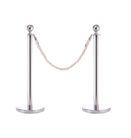 EAGLE Edelstahl Kugelkopf Road Barrier Stanchion 960mm Ingenieur qualität Reflective Queue Management Crowd Control Traffic