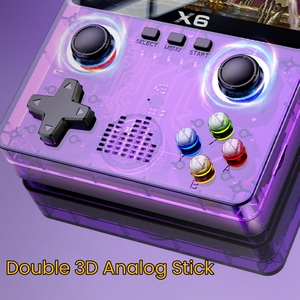 Consola de Videojuegos Portátil X6 con Pantalla IPS de <span class=keywords><strong>3</strong></span>.5 Pulgadas, Doble Joystick y 11 Emuladores, Regalos para Niños - Product Image 5