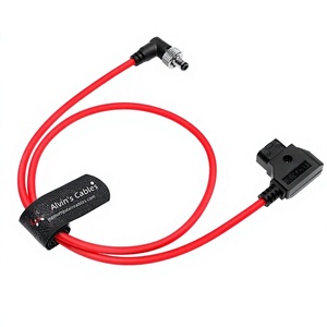 Cable D-Tap a DC 2.1 de ángulo recto con bloqueo, ultra suave, para <span class=keywords><strong>Atomos</strong></span> <span class=keywords><strong>Ninja</strong></span>, dispositivos de video PIX-E7 PIX-E5 Monitor, Hollyland Mars 400s - Product Image 1