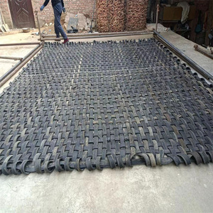Filet de protection minier personnalisé 2,0x1,8m en caoutchouc pour la sécurité contre les explosions, type pare-éclats - Product Image 1