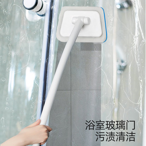 Creative trapezoidal bathtub <b>sponge</b> brush, household wall, tile, floor brush, <b>long</b> <b>handle</b> glass door cleaning brush - Product Image 4